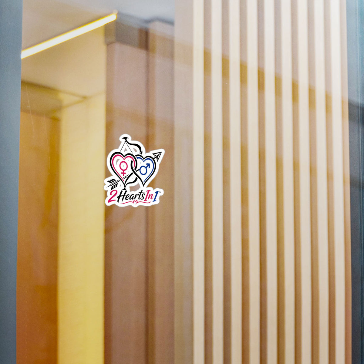 2HeartsIn1 Signature Car Decal