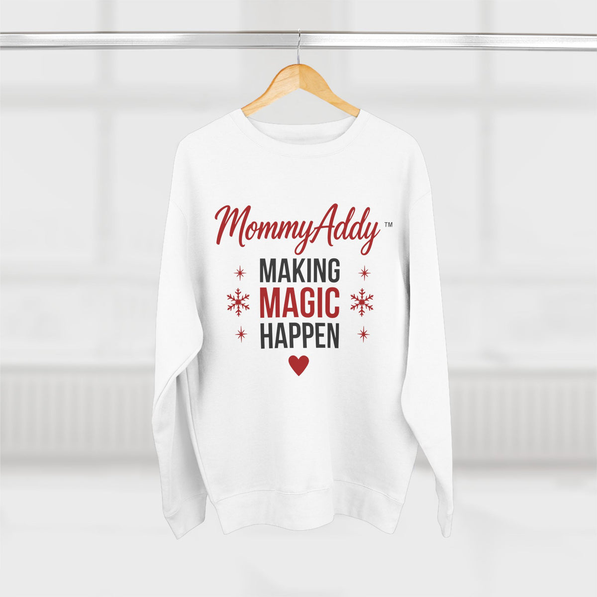 MommyAddy Making Magic Happen Holiday Cozy Crewneck