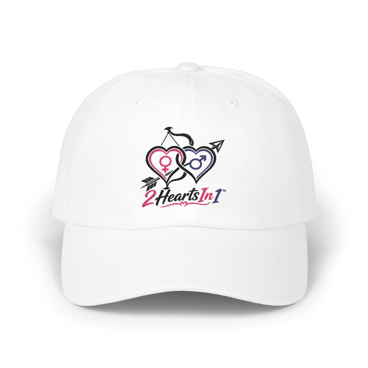 2HeartsIn1 Signature Embroidered Cap