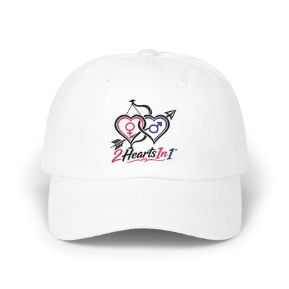 2HeartsIn1 Signature Embroidered Cap