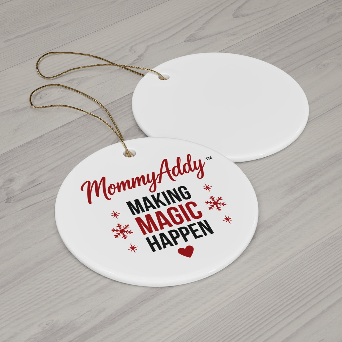 MommyAddy Making Magic Happen Holiday Keepsake Ornament