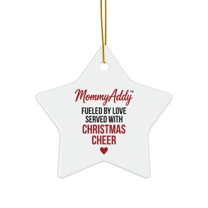 MommyAddy Fueled by Love Served with Christmas Cheer Holiday Keepsake Ornament