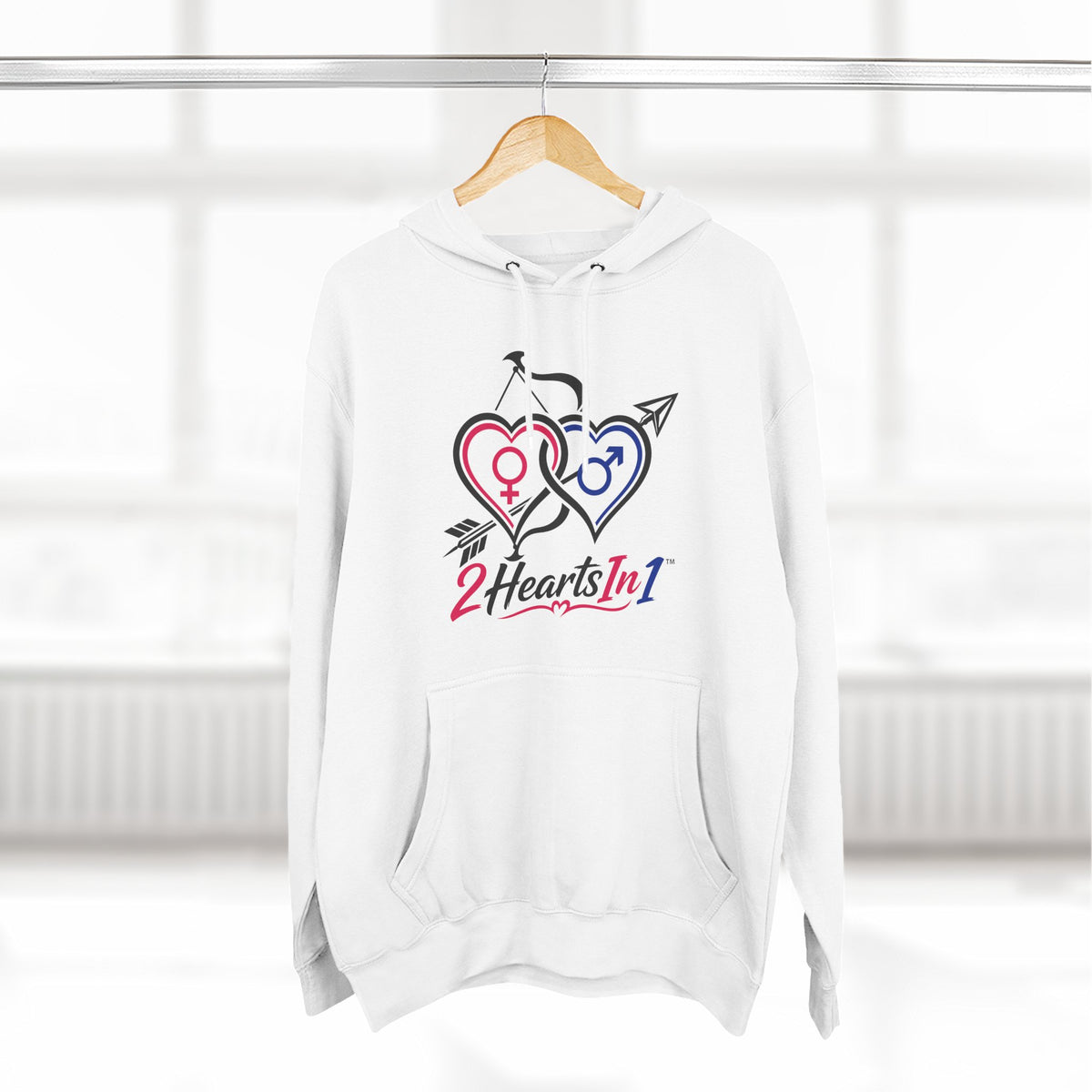 2HeartsIn1 Signature Fleece Hoodie