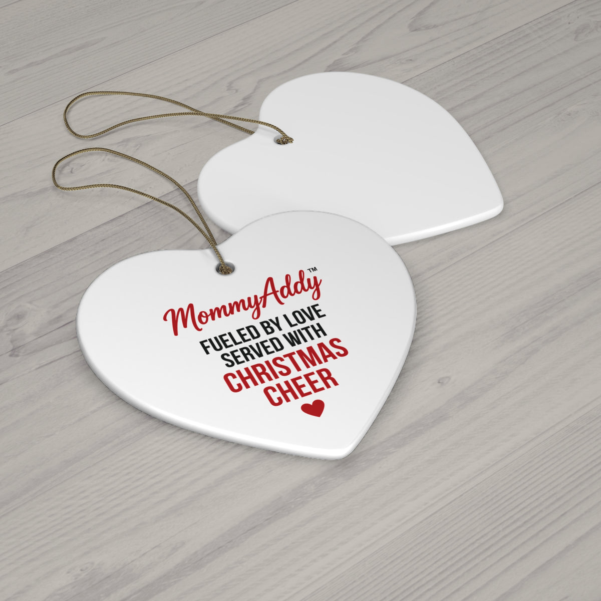 MommyAddy Fueled by Love Served with Christmas Cheer Holiday Keepsake Ornament