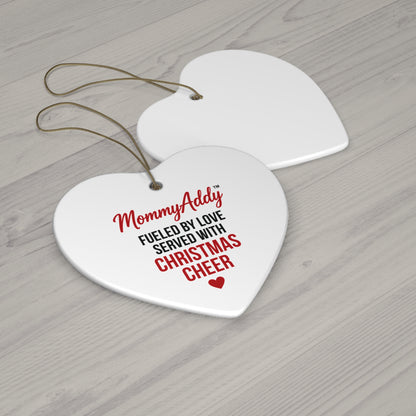 MommyAddy Fueled by Love Served with Christmas Cheer Holiday Keepsake Ornament