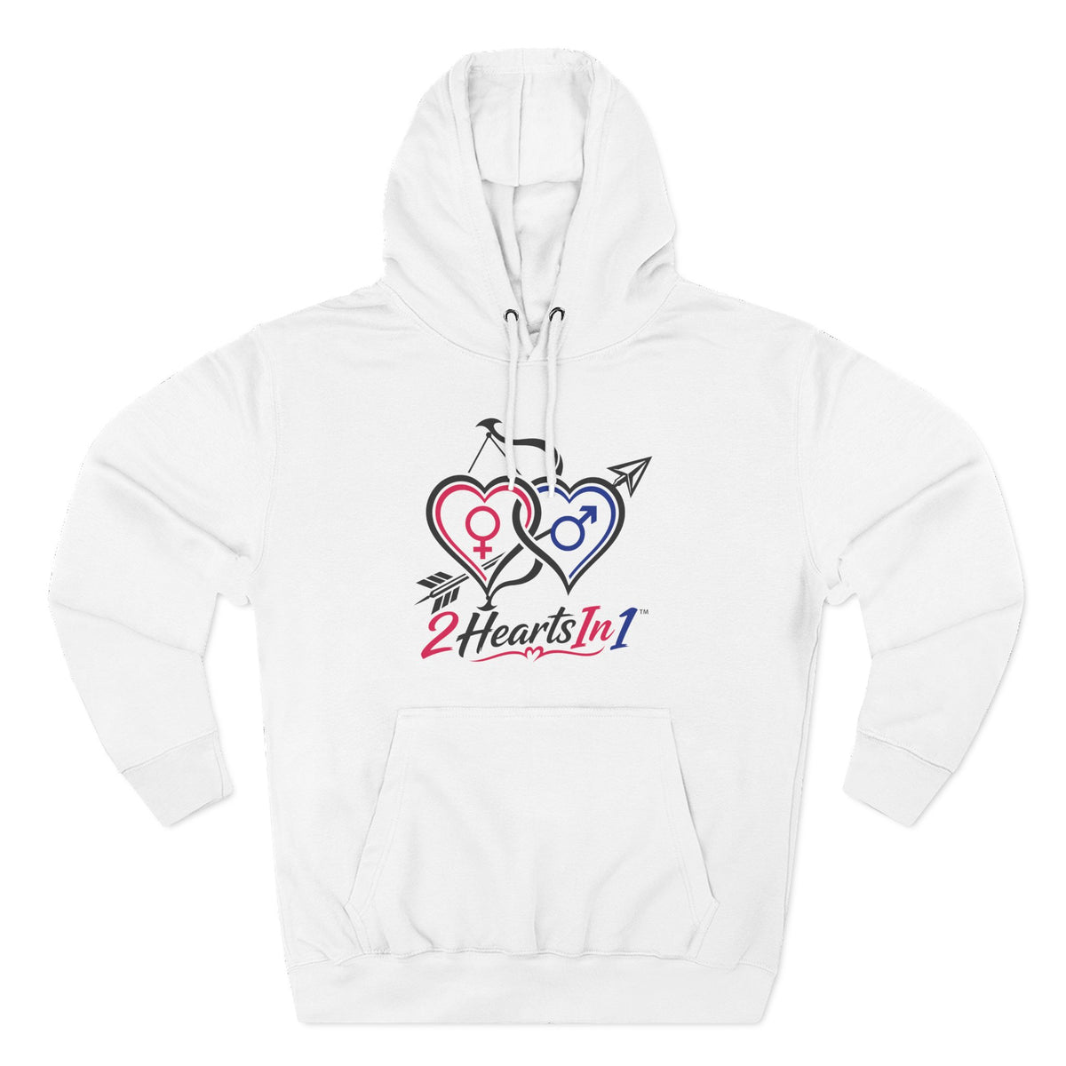 2HeartsIn1 Signature Fleece Hoodie