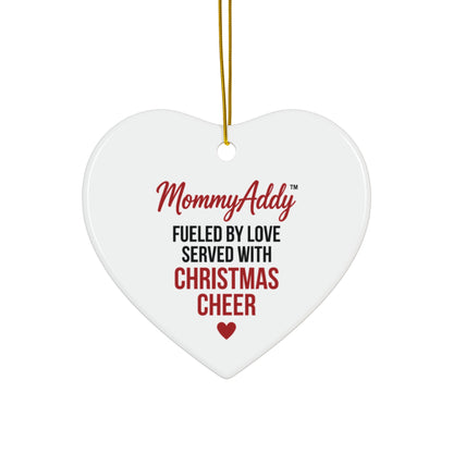 MommyAddy Fueled by Love Served with Christmas Cheer Holiday Keepsake Ornament
