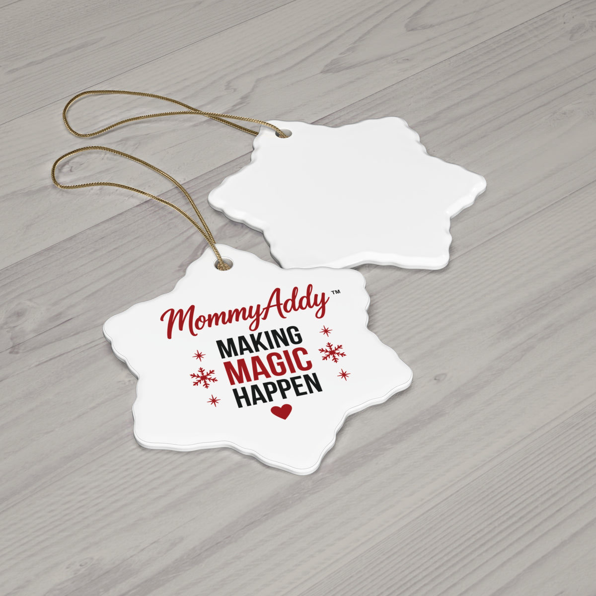 MommyAddy Making Magic Happen Holiday Keepsake Ornament