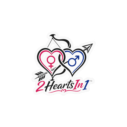 2HeartsIn1 Signature Car Decal