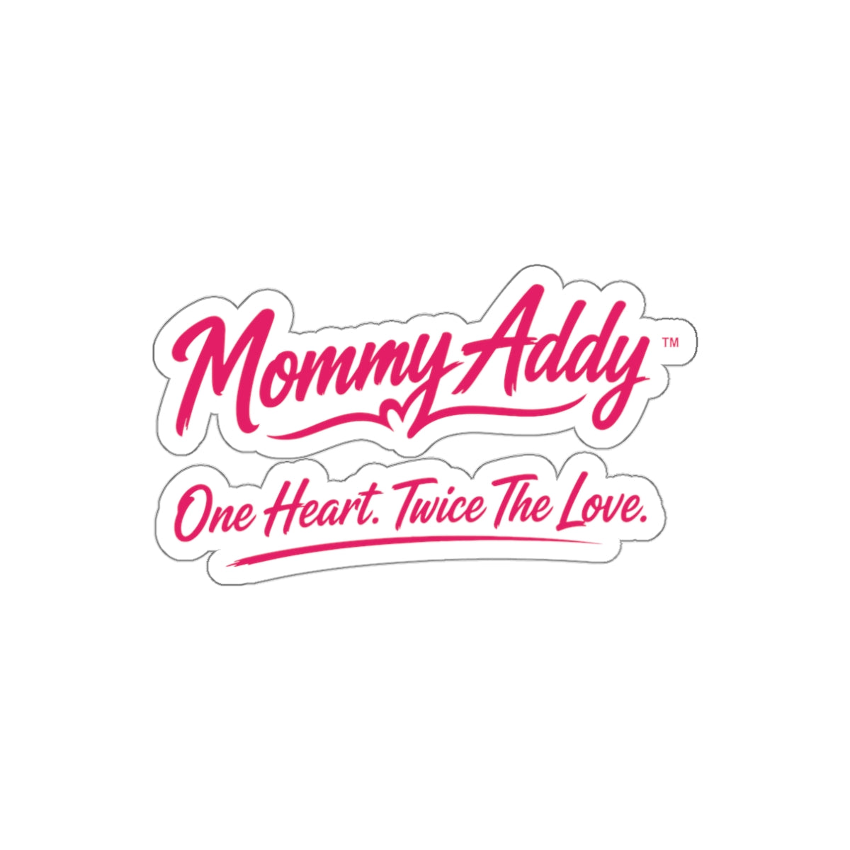 MommyAddy Signature Die-Cut Sticker
