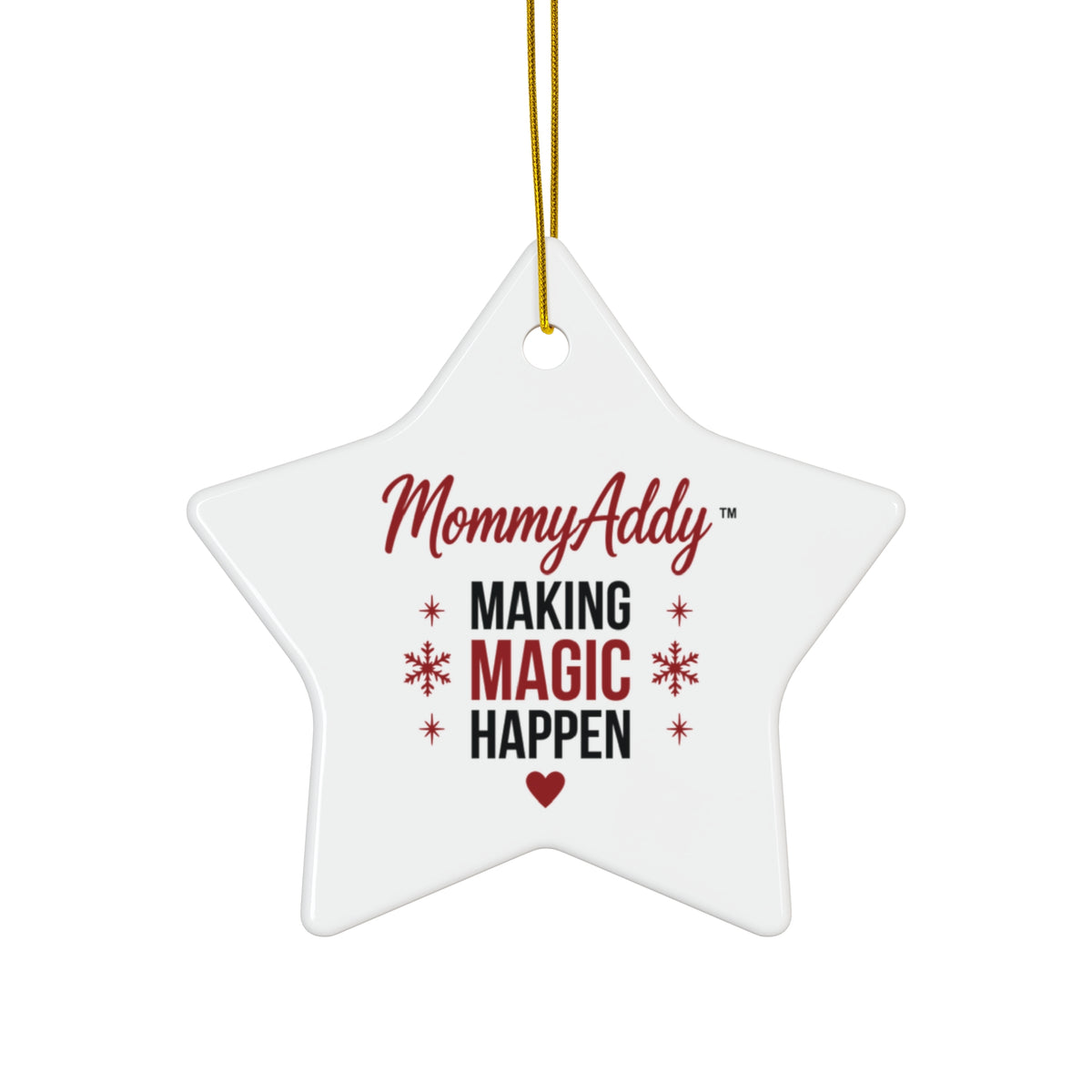 MommyAddy Making Magic Happen Holiday Keepsake Ornament