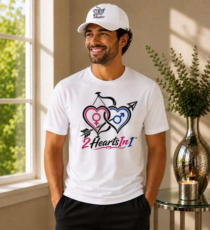 2HeartsIn1 Signature Embroidered Cap