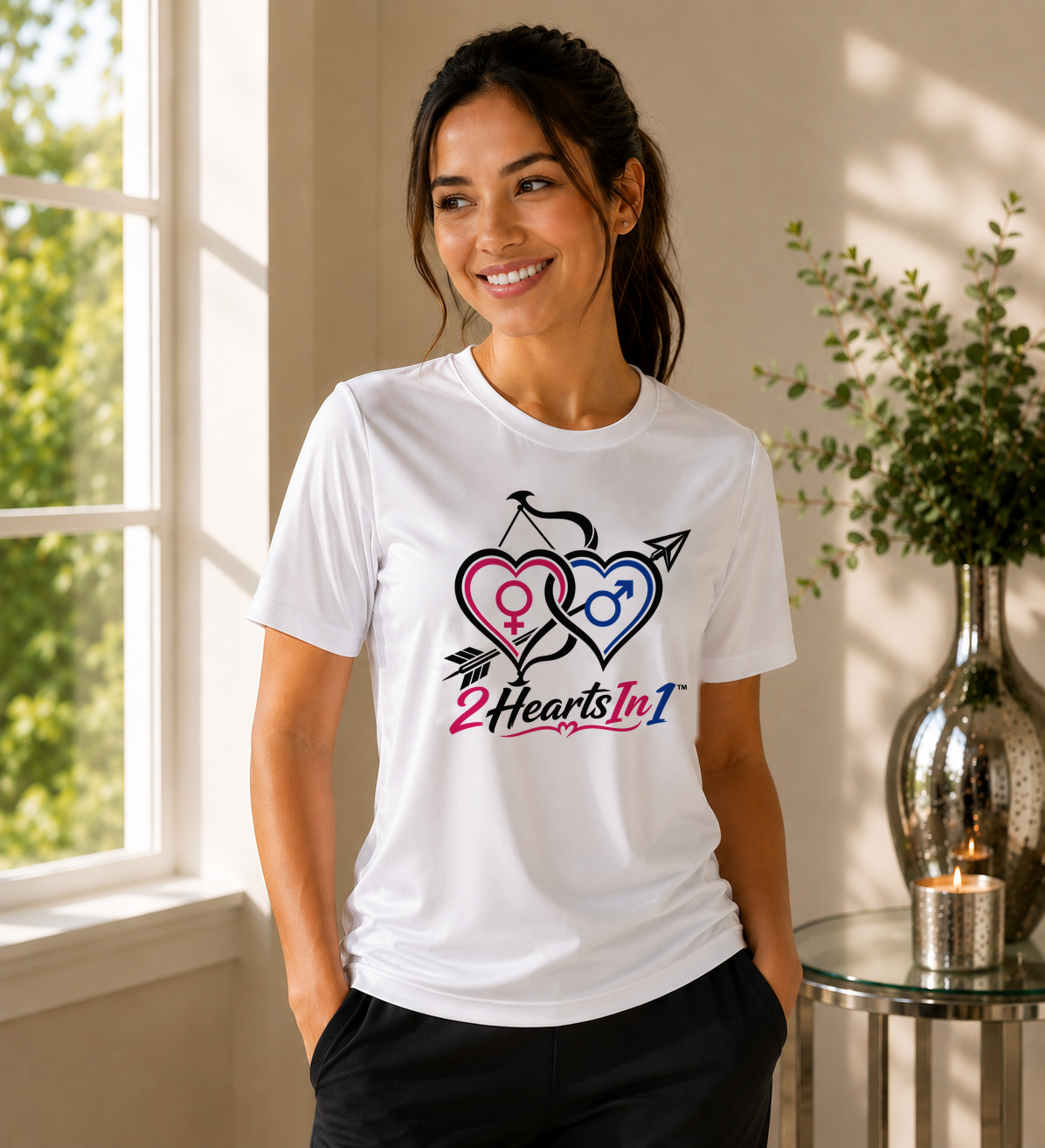 2HeartsIn1 Signature Performance Tee