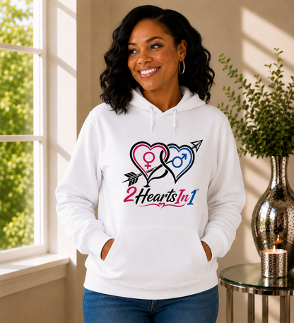 2HeartsIn1 Signature Fleece Hoodie