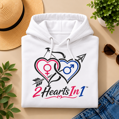 2HeartsIn1 Signature Fleece Hoodie