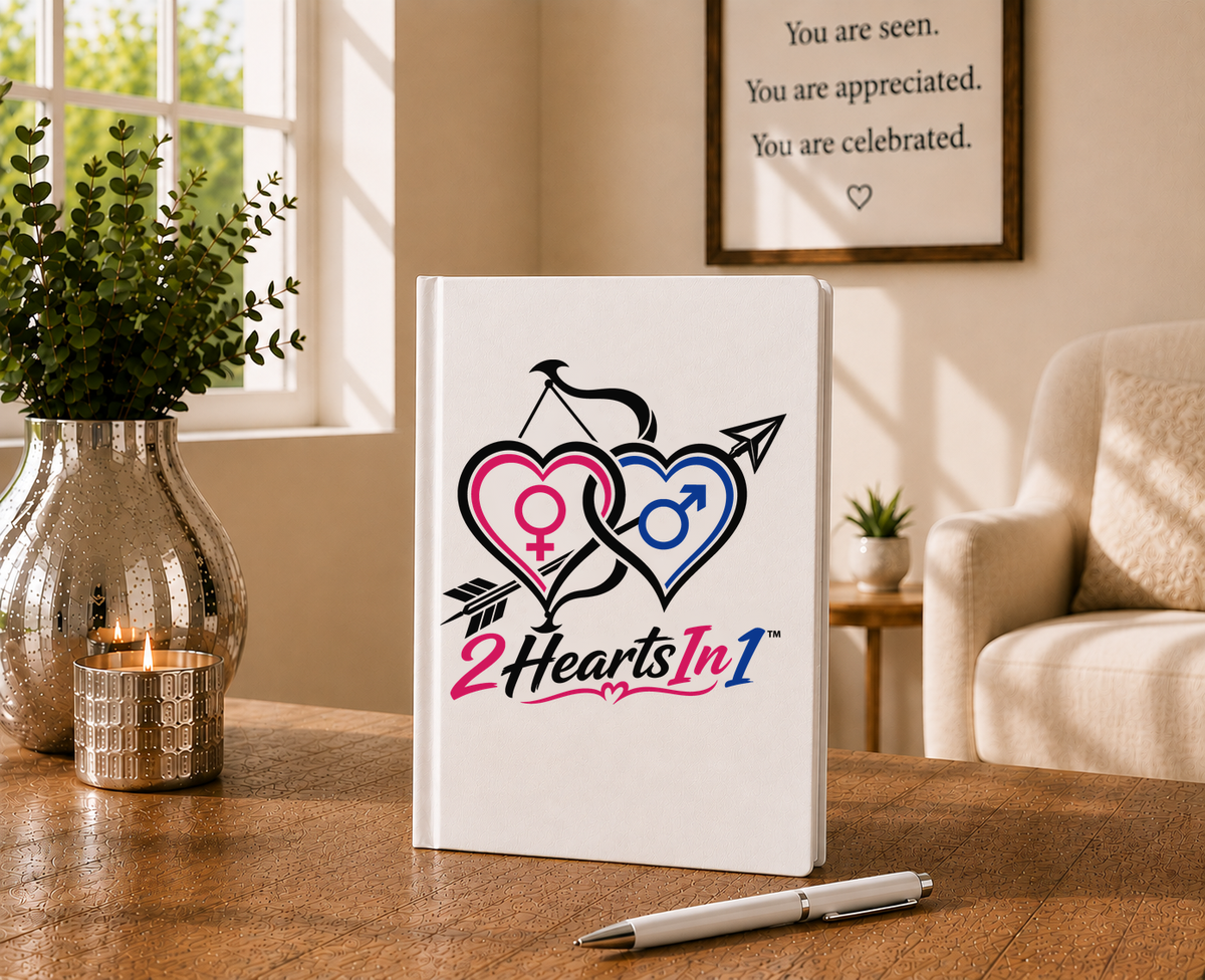 2HeartsIn1 Signature Hardcover Journal