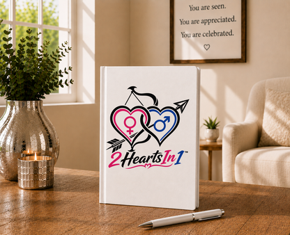2HeartsIn1 Signature Hardcover Journal