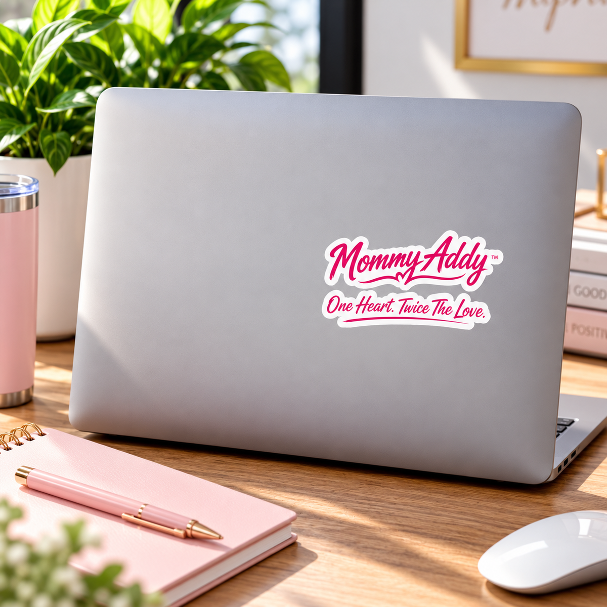 MommyAddy Signature Die-Cut Sticker