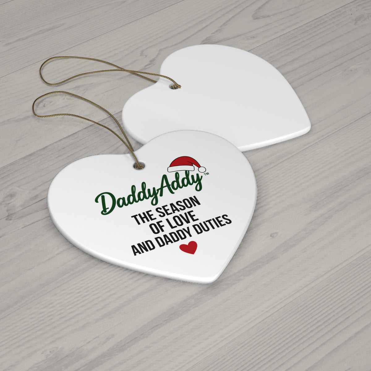 DaddyAddy The Season of Love and Daddy Duties Holiday Keepsake Ornament