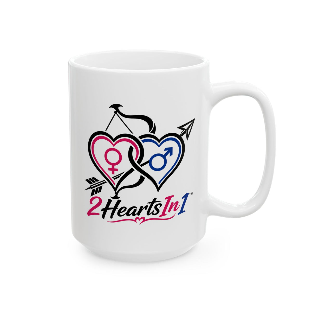 2HeartsIn1 Signature 15 oz Mug