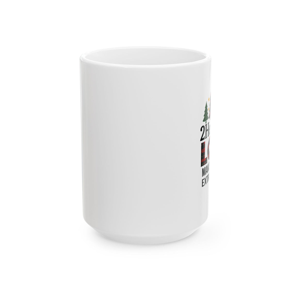 2HeartsIn1 Love Makes a Family Extraordinary 15 oz Holiday Mug