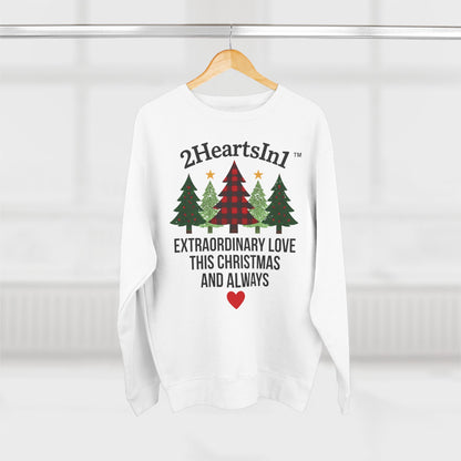 2HeartsIn1 Extraordinary Love This Christmas and Always Holiday Cozy Crewneck