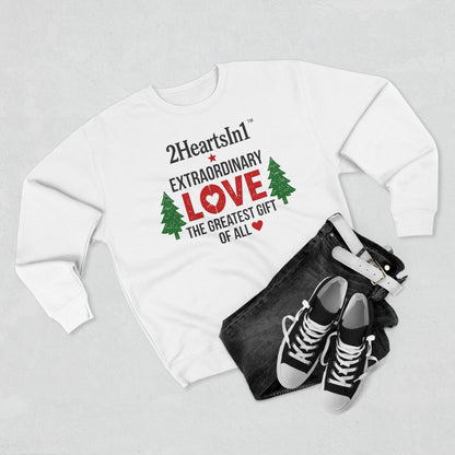 2HeartsIn1 Love — The Greatest Gift of All Holiday Cozy Crewneck